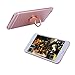 Finger Ring Stand 2 Pack, Masua 360° Rotary Cell Phone Holder Finger Loop Grip Mount Universal Smartphone Kickstand for iPhone 6/6s Plus, iPhone 7/7 Plus, Samsung Galaxy S8/S8 -Black+ Rose Gold