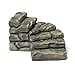 SODIAL(R)Miniature Resin Bridge Stair Garden Fairy Ornament Flower Pot Plant Home Decor Bonsai Craft Curved Stairs Gray