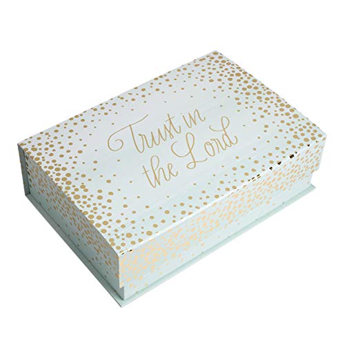 Tri-Coastal Design Decorative Nesting Storage Boxes with Lids Stackable Box Set with Spiritual Designs - Rectangle Cardboard Containers for Storage and Organization - Small, Medium, and Large
