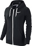 New Nike Women's Jersey Full-Zip Hoodie Black/White Medium