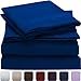 Mellanni King Sheets Set - 4 PC Iconic Collection Bedding - Hotel Luxury, Extra Soft, Cooling Bed Sheets - Wrinkle, Fade, Stain Resistant (King, Royal Blue)