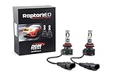 DDM Tuning Raptor LED Headlights/Foglight Bulbs, 35W, 5500 Lumens, 6000K, Pair, 1 Year Warranty (H8 / H9 / H11 White)