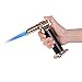 MDee Culinary Butane Torch - Refillable Kitchen Cooking Blow Torch Lighter with Flame Lock and Adjustable Flame - for Searing toast, Meat, Creme Brulee,pastry, BBQ, Welding -Gas Not Included, Golden