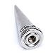 10 Sets Cone Screwback Spikes Studs 25mm Silver / Iron with Nickel Plating, Can Bring You A Lot of DIY Pleasure