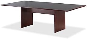 Lorell Conference Table Base, 96 by 48 by 28-Inch, Mahogany: Furniture & Decor