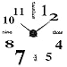 DIY 3D Wall Clock Frameless Modern Acrylic Mirror Metal Small Wall Stickers Clocks Wall Watches Room Home Decorations by SMYTShop (Small Black)