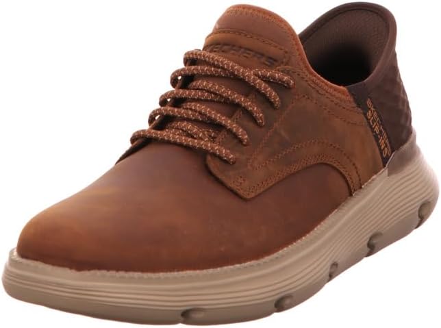 Homme Garza Gervin Slip-on, Dark Brown Leather, 42 EU