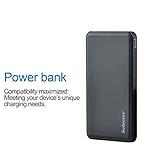 Selectec 5000mAh Power Bank Ultra-Slim External Battery Pack Protable Charger for Smartphones - Black