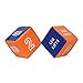 Special Supplies Fitness Dice Soft Plush (2-Pack) Rolling Exercise Cubes - Get Fit, Have Fun, Improve Strength and Cardio - Home, Gym Class, Indoor & Outdoor Use - Kids, Adults