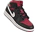 Nike 1 Mid White Red Youths Trainers - 554725-020
