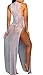 L&ZZ 2017 New Women's Beach Tops Sexy Perspective Cover Dresses Bikini Cover-ups Net Coverups (M, White)