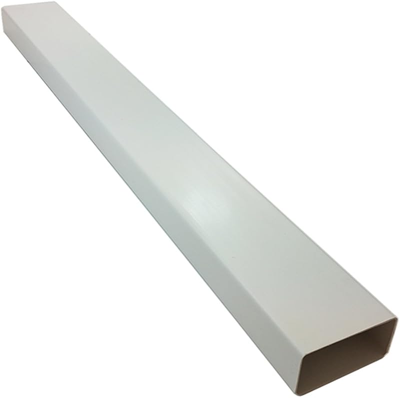 Kair Rectangular Ducting 110x54mm 1m Flat Channel Pipe