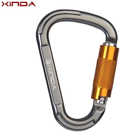 XINDA Pear Shape Pro Automatic Safety Buckle Rock Climbing Carabiners Master Lock Quickdraw Outdoor Equipment