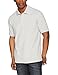 Amazon Essentials Men's Regular-Fit Cotton Pique Polo Shirt (Available in Big & Tall), Light Grey Heather, Medium