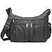 VOLGANIK ROCK Crossbody Purses for Women Shoulder Handbags Lightweight Waterproof Nylon Travel Bag Ladies Pocketbooks(Gray-Large)