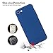 iPhone 7 Case, Coocolor 360 Degree All-Around Ultra Thin Full Body Coverage Protection Dual Layer Hard Slim Case + Tempered Glass Screen Protector for iPhone 7 (Blue)