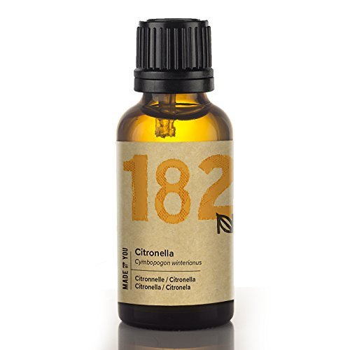 Naissance Citronella Essential Oil (No. 182) - 100ml - Pure, Natural, and Undiluted - for Aromatherapy, Massage Blend & Diffusers - Calming and Refreshing Aroma