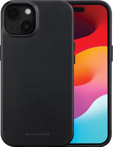 DBRAMANTE1928 Roskilde MagSafe Leather Case for iPhone 15 Black