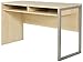 South Shore (SOUCS) South Shore Interface Desk – Sleek Metal Finish – Open Storage for Laptop and Tablet – Natural Maple,
