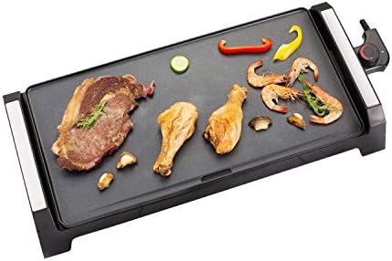 Senya SYCK-G021 Plancha électrique XL 6 à 8 Personnes Plancha Time, Revêtement antiadhésive 2200 W Noire - Cuisine A Vivre Senya SYCK-G021 Plancha électrique XL 6 à 8 Personnes Plancha Time, Revêtement antiadhésive 2200 W Noire
