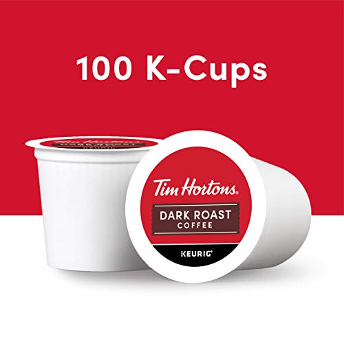 Tim Hortons Dark Roast Coffee, SingleServe KCup Pods Compatible with