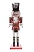 Clever Creations Red Drummer 14 Inch Traditional Wooden Nutcracker, Festive Christmas Décor for Shelves and Tables