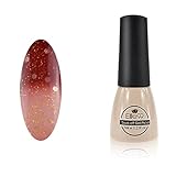Chameleon Temperature Changing Colour Nail Lacquers Soak Off UV LED Gel Polish Indianred - Bisque