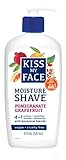 Kiss My Face Moisture Shave Shaving Cream, Pomegranate Grapefruit Shaving Soap, 11 oz