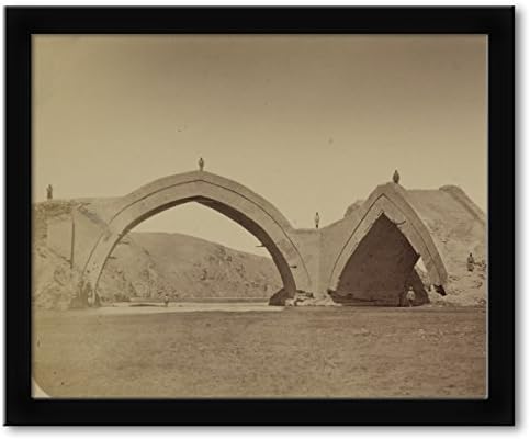 ClassicPix Framed Print 16x20: Samarkandskiia Drevnosti. Most Shadman Malik. Vid S Sievera, 1872