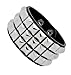 Leather Silver Stud Wristband 80s Gothic Punk Glam Emo