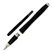 Parker Urban Matte Black Gold Trim Fountain Pen - Medium Point