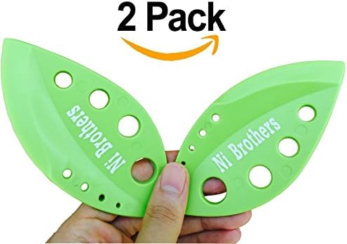 Best Value Pack: 2 Stripping Tool, Great strip for Taragon, Kale, Thyme, Chard, Rosemary, Herb, Oregano, and design with plastic edge shear knife to chop herbs