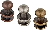 Hitch Fasteners by Tim Holtz Idea-ology, 12 Fasteners, Assorted Antique Finishes, TH92731