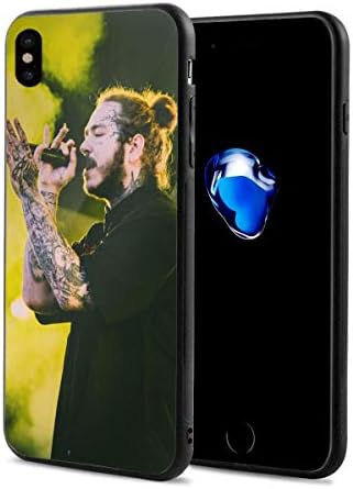 Post Malone Personalized Screen Protector Rugged Cover Dust-Proof Shockproof Drop-Proof Scratch-Resistant Shell for Apple iPhone X Case 5.8 Inch