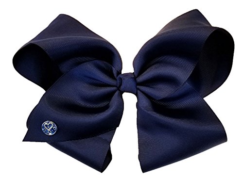 JoJo Siwa Large Cheer Hair Bow (Navy Blue)