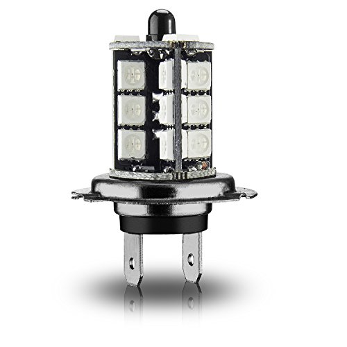 YIJINSHENG 2PCS 27SMD 12V multi-color RGB 5050 H11 H8 HB3 HB4 9006 9005 LED Replacement fog lights reversing lights with Headlight Bulb remote Control (YK.RGB.H7)