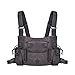 Womdee Universal Radio Chest Harness, Adjustable Chest Rig Bag for Tow Way Radio Walkie Talkie