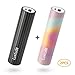 Luxtude myColors Portable Charger, 2 Pack 3350mAh Mini Power Bank, Lipstick Size Ultra Compact Portable Phone Charger, Small and Stylish External Battery Pack for iPhone, Samsung Galaxy and More