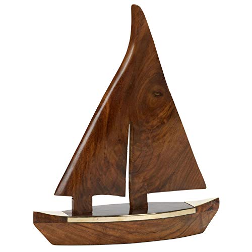 Wooden Sailboat 23x18cm