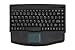 Adesso ACK-540UB - Mini Touchpad USB Keyboard for Windows with Wrist Rest,Black