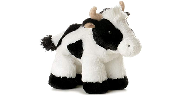 Mini Flopsie – Mini Moo Cow peluche suave animal – Mi primer oso de peluche para niñas y niños. Ideal como regalo.