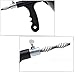 B1ST Drain Auger Drain Snake for Toilet Sewer Sink Snakes Plumber Cleaner Closet Drum Plumbing Auger Tool Clog Remover Pipe Cleaners for Bathroom Metal Spring-Steel Black