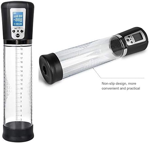 Men's Electric Pennis Vacuum Suction Pump Pennis Enlarger Extender - Automatic Enhancement Safe Training Device With LCD Display（Secret Packing）
