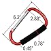 Shells Red Largest Snap Hook Stroller Hook Hanger Bags Holder Carrier