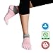Super Grip Yoga Toe Socks – 3 Pack - Active Socks for Pilates & Pure Barre - Non Slip Superior Grips for Women's & Girls