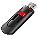 Sandisk Cruzer Glide USB Flash Drive, 64 GB, Black/Red (SDCZ60-064G-A46)