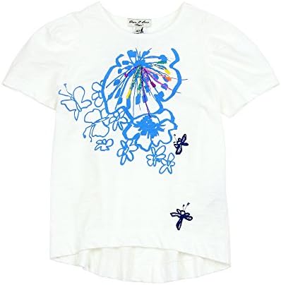 Eliane et Lena Girl's Top Petrol, Sizes 5-14 (6)