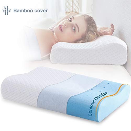 Omystyle Memory Foam Pillow For Sleeping Contour Pillow Cervical