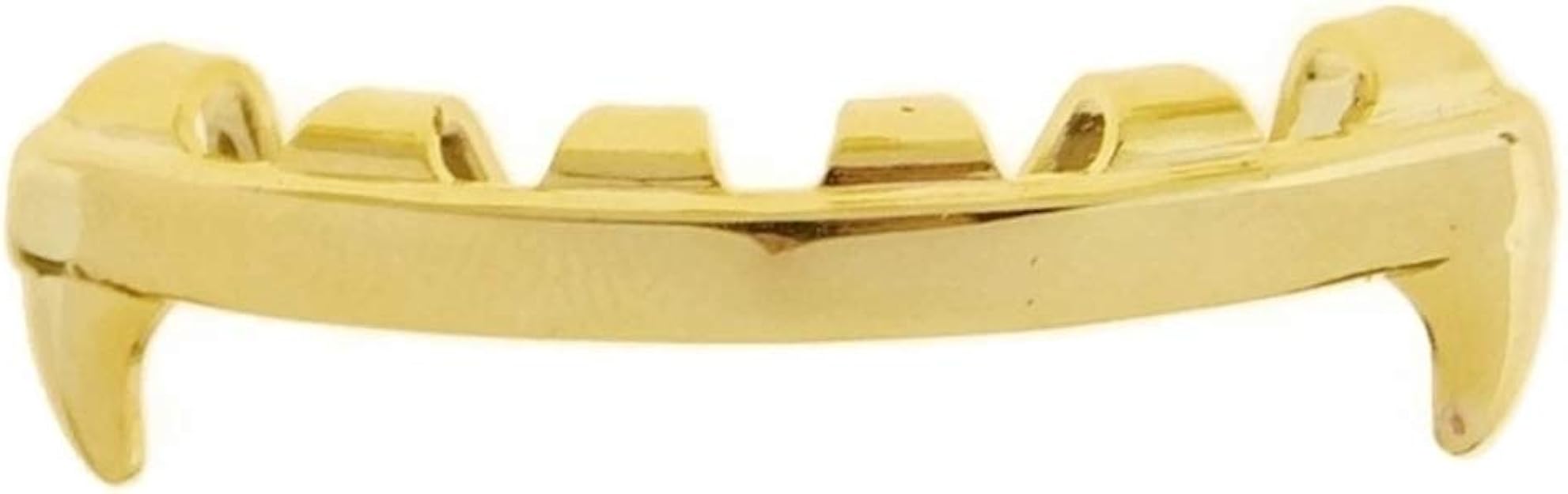 Amazon 14k Gold Plated Grillz Bottom Bar Fangs Vampire Grill 