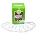 Ball Wide Mouth Mason Jar Plastic Storage Lids with County Line Kitchen Snap Fit Seals, 8 Pieces Each